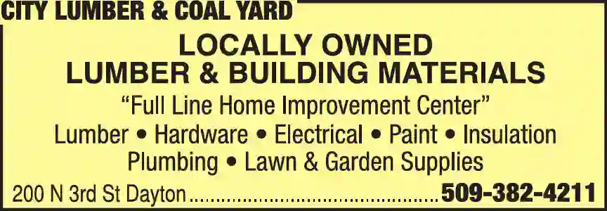 Hardware - Retail print ad for City Lumber & Coal Yard