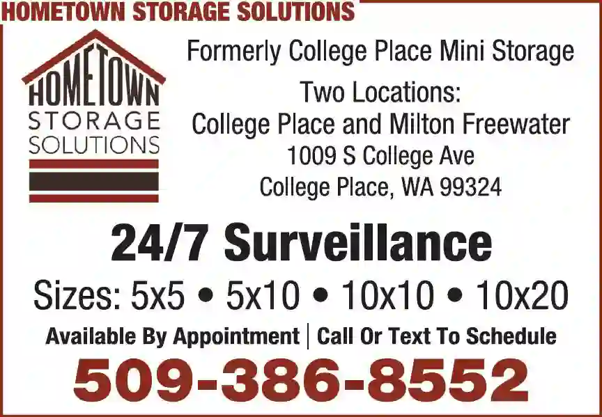 Storage print ad for Hometown Storage Solutions