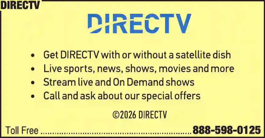 Satellite Equipment & Systems print ad for DirecTV