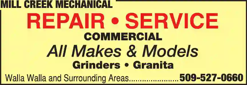 Espresso print ad for Mill Creek Mechanical