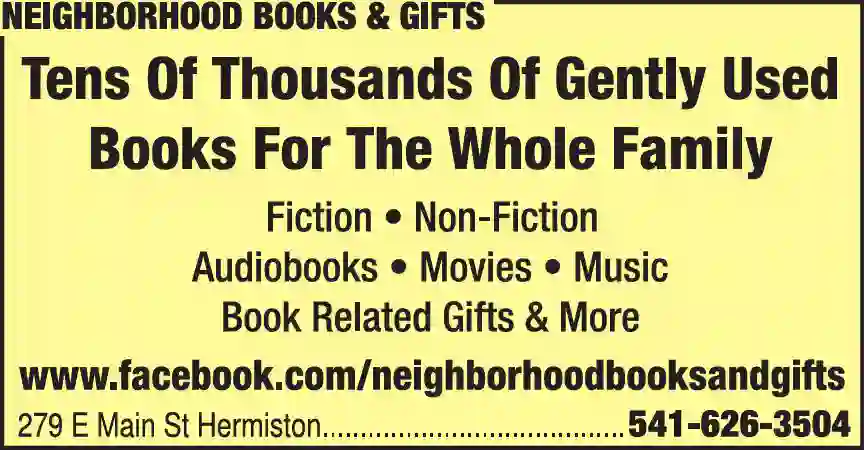 Books - New print ad for Neighborhood Books & Gifts