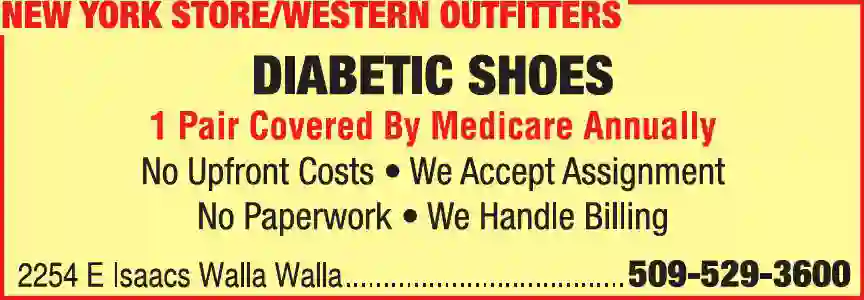 Shoes - Retail print ad for New York Store ^ Western Outfitters Inc