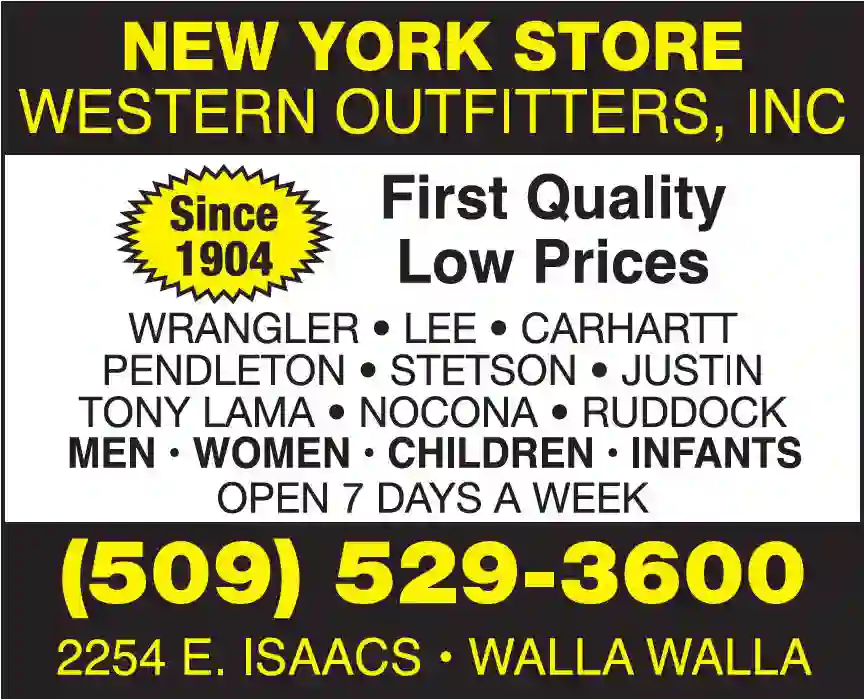 Western Apparel - Retail print ad for New York Store ^ Western Outfitters Inc