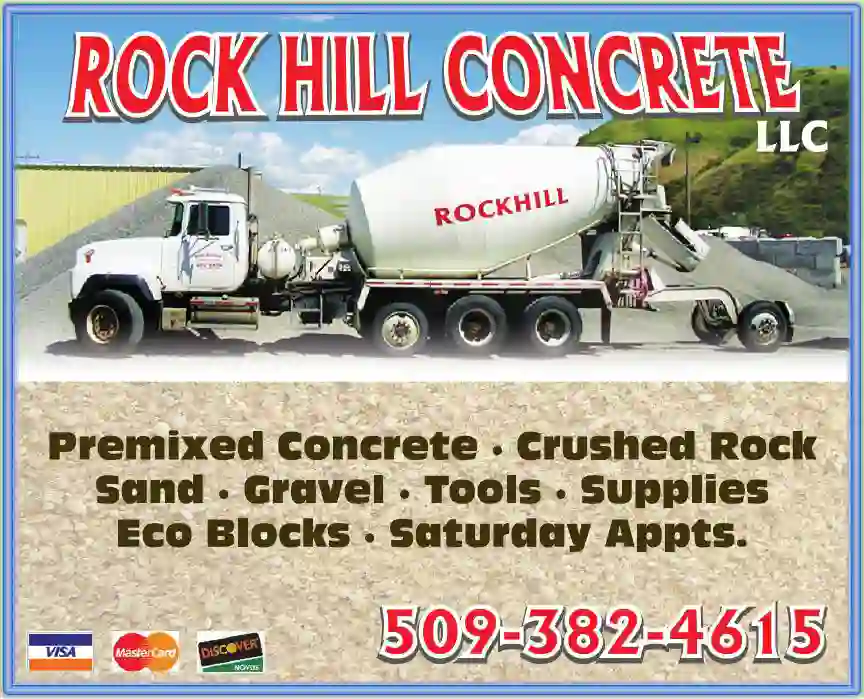 Concrete - Ready Mix print ad for Rock Hill Concrete LLC