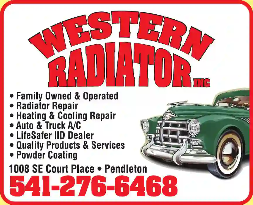Radiators - Automotive print ad for Western Radiator Inc