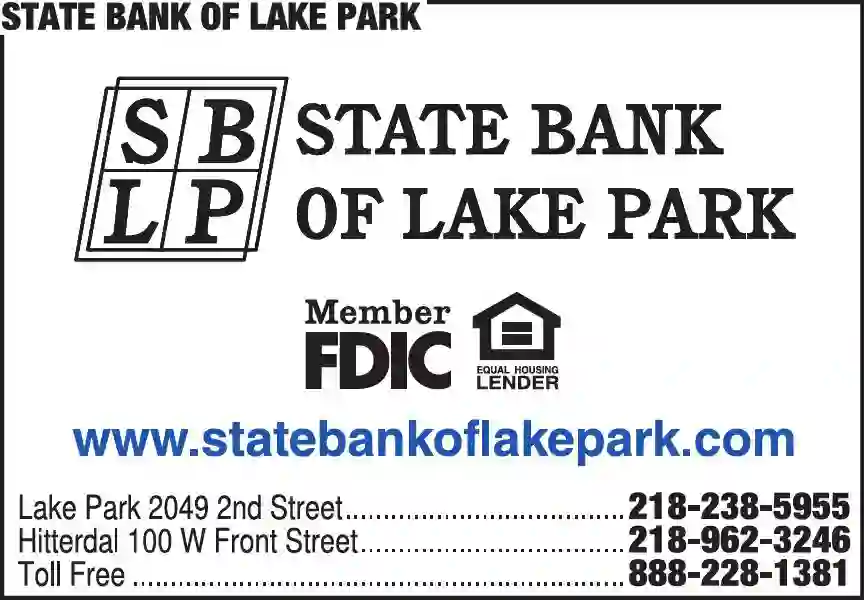 Banks print ad for State Bank Of Lake Park