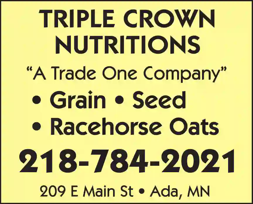 Grain Elevators print ad for Triple Crown Nutrition Inc