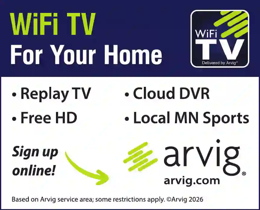 Television - Cable, CATV & Satellite print ad for Arvig