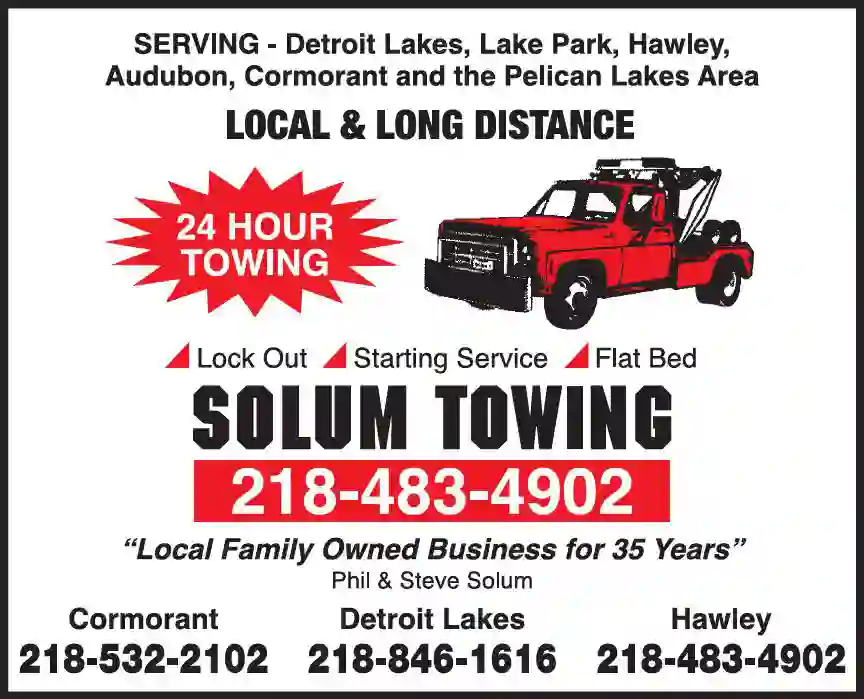 Towing - Automotive print ad for Solum Towing