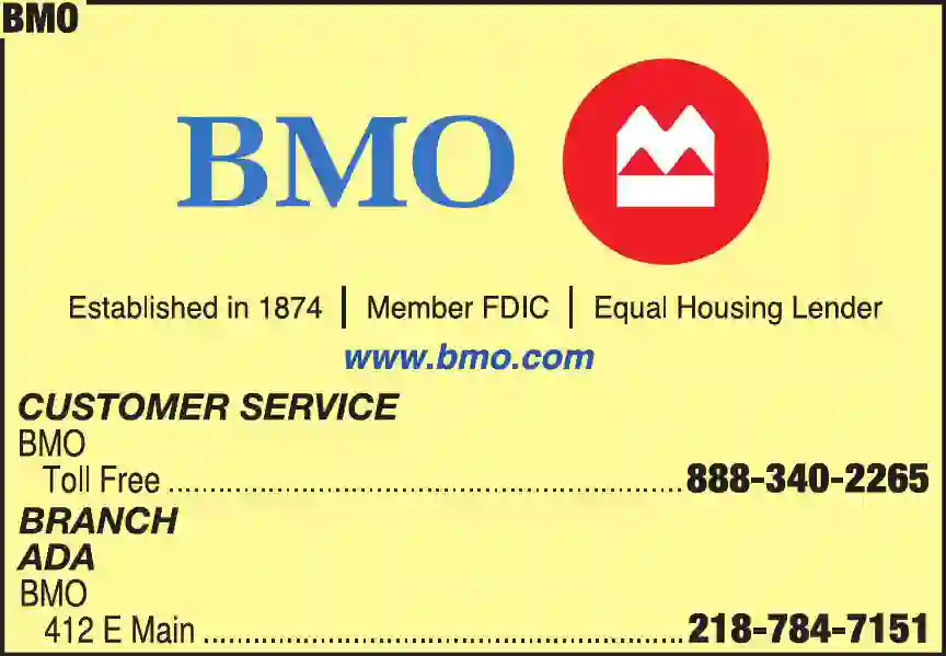 Banks print ad for BMO