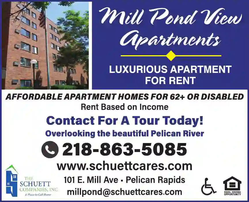 Apartments print ad for Mill Pond View Apartments
