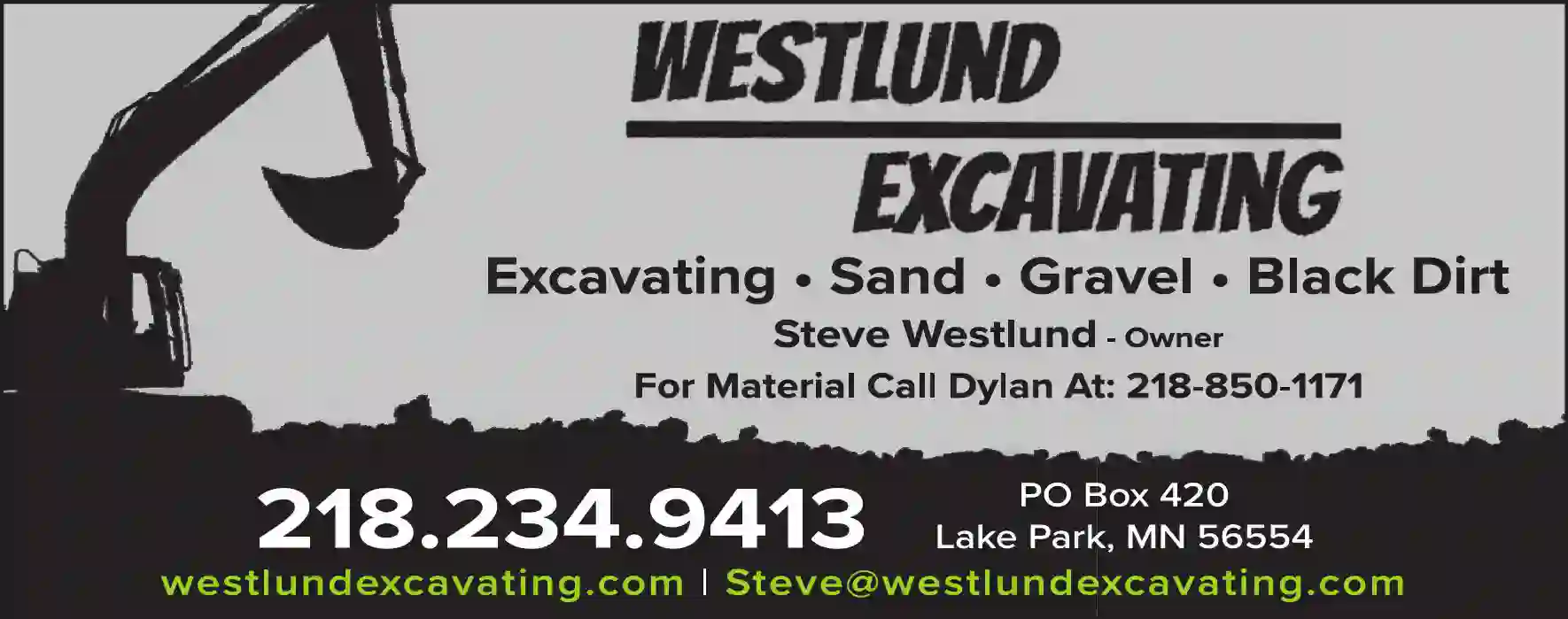 Demolition Contractors print ad for Westlund Excavating