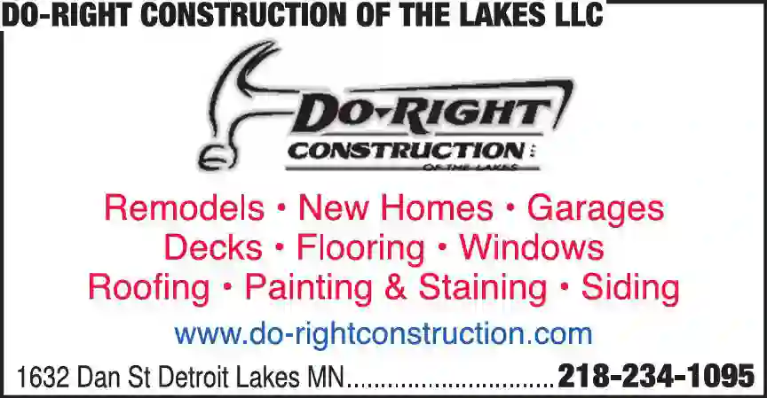 Contractors - General print ad for Do - Right Construction Of The Lakes LLC