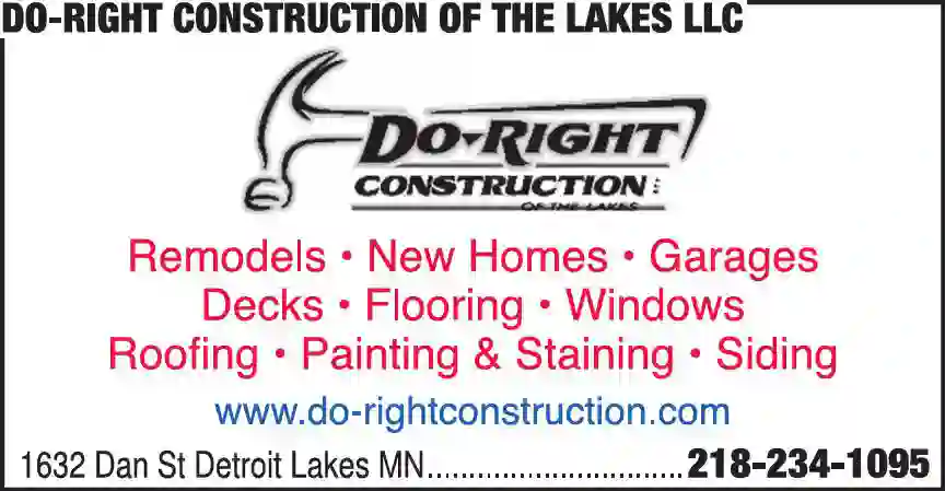Contractors - Remodel & Repair print ad for Do - Right Construction Of The Lakes LLC