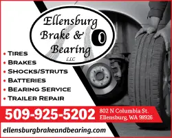 Auto Repair & Service impact ad for Ellensburg Brake & Bearing
