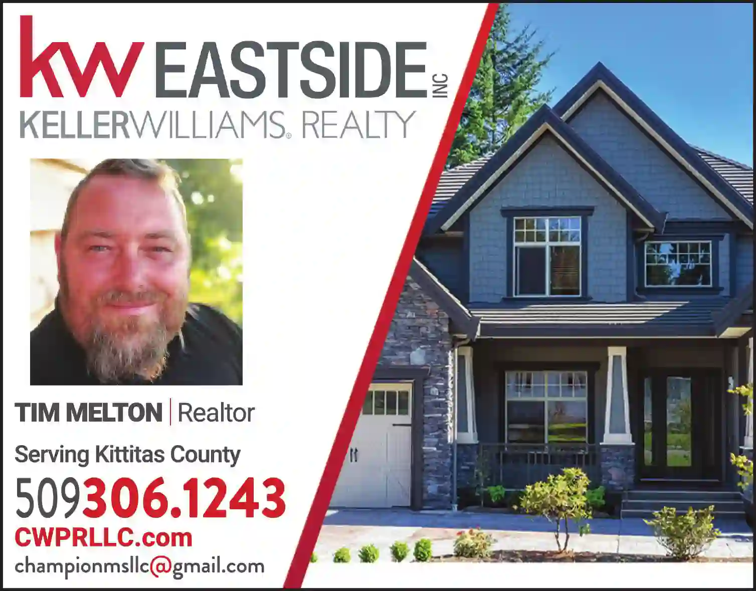 Real Estate print ad for Tim Melton Realtor
