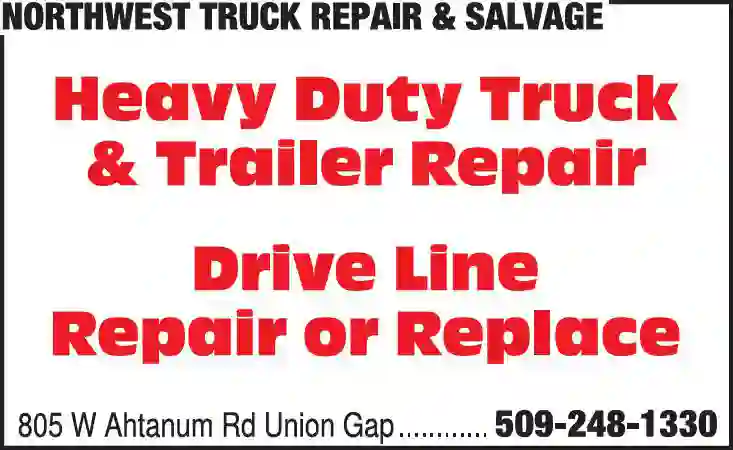 Truck - Repair & Service print ad for Northwest Truck Repair & Salvage