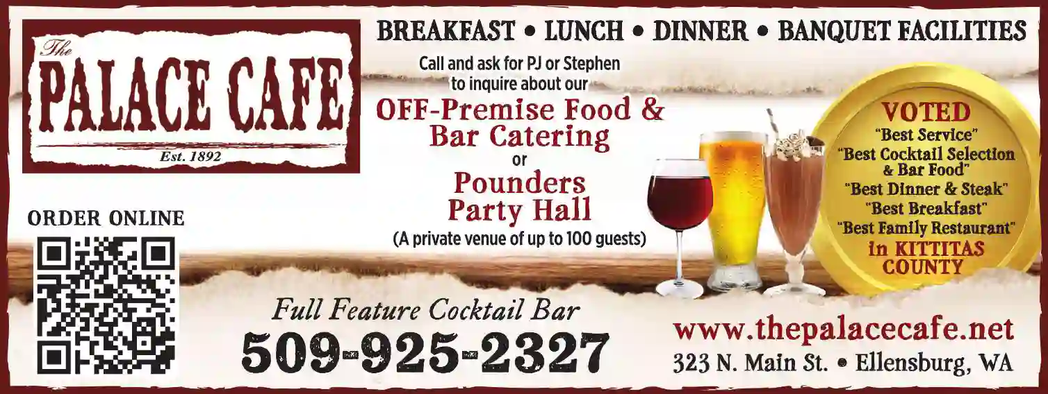 Caterers print ad for The Palace Cafe