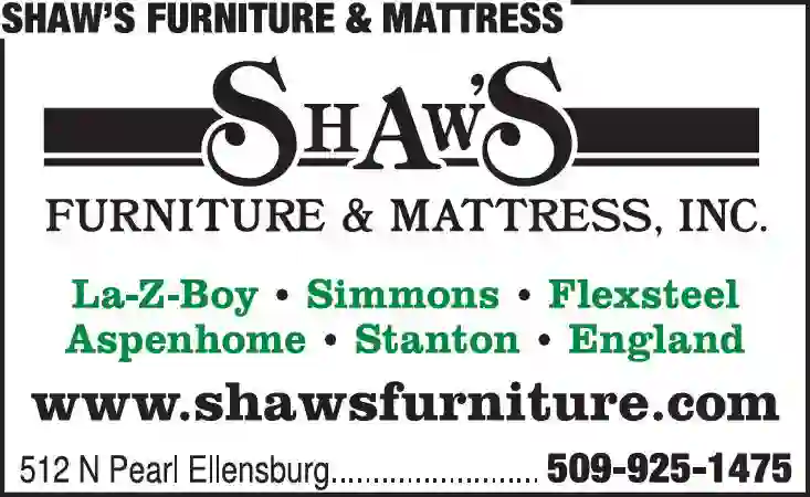Furniture - Retail print ad for Shaw's Furniture & Mattress