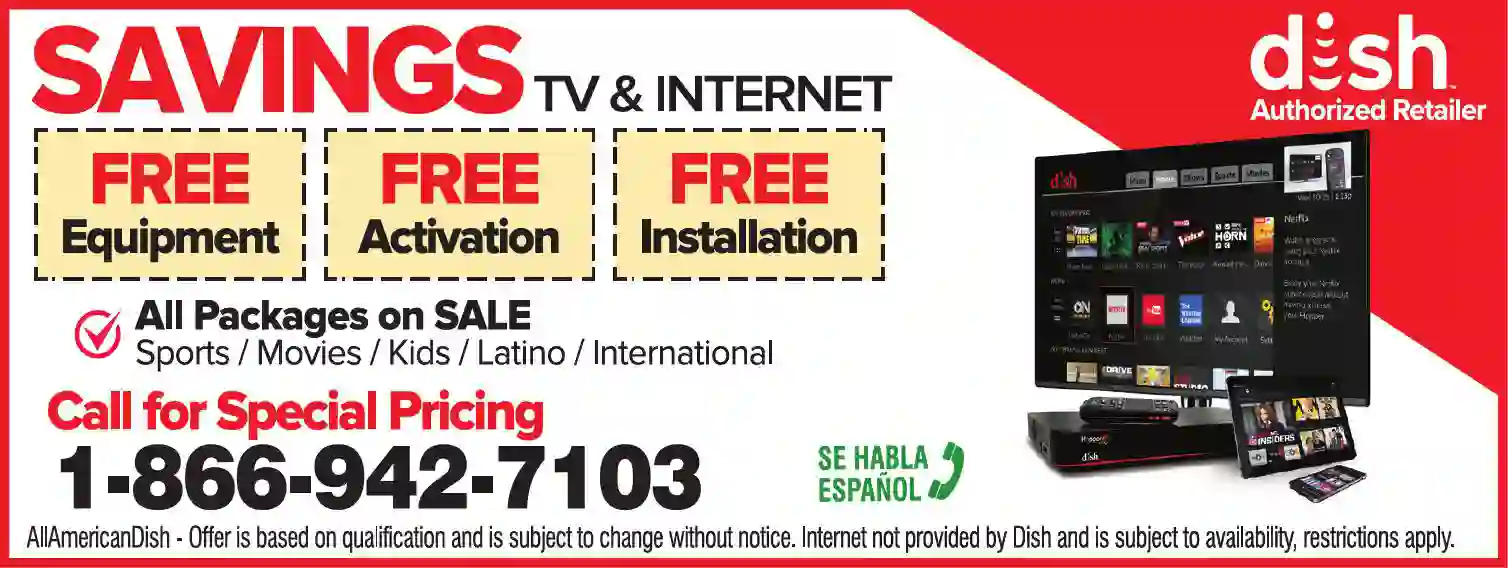 Internet Service Providers print ad for All American Dish