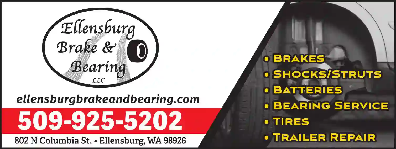 Auto Repair & Service print ad for Ellensburg Brake & Bearing
