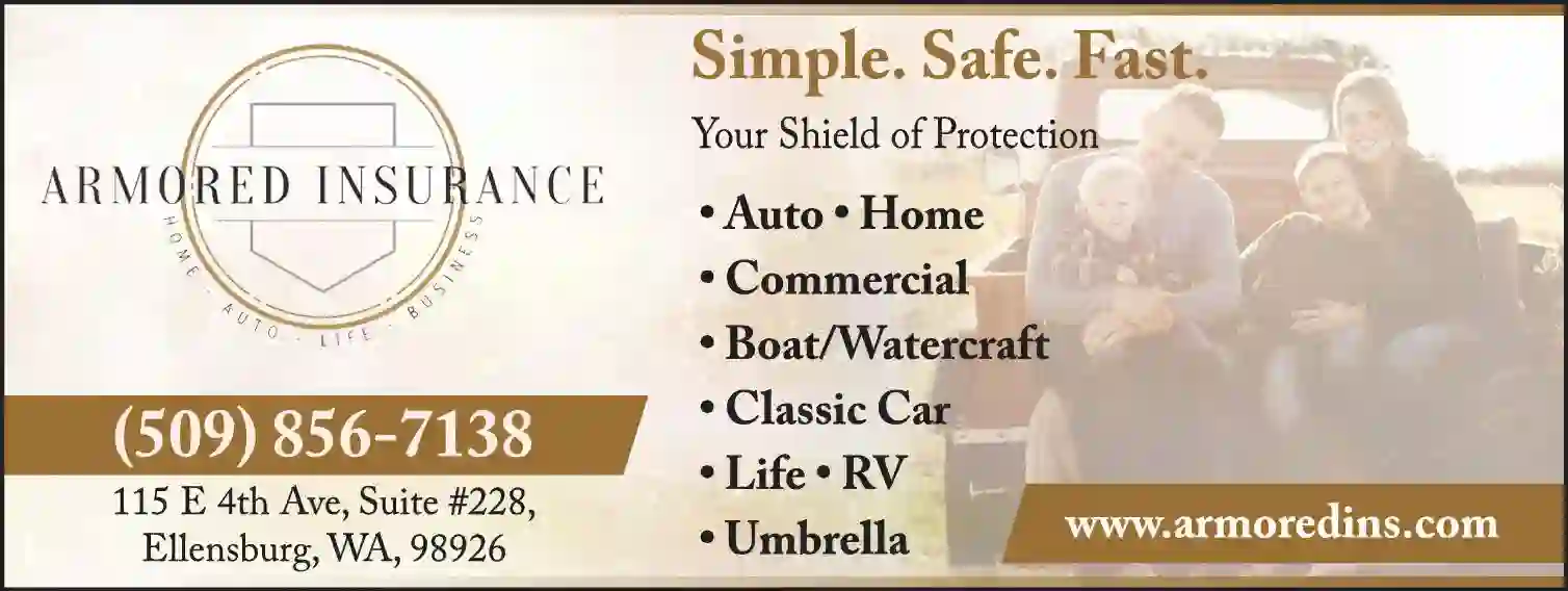 Insurance print ad for Armored Insurance