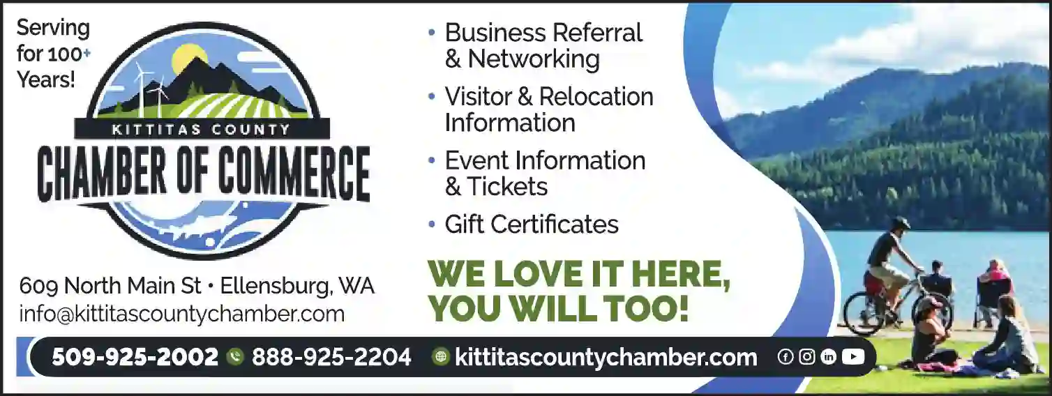 Chambers of Commerce print ad for Kittitas Chamber Of Commerce