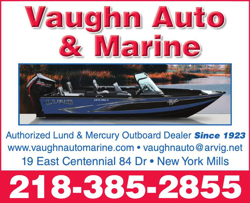 Boat Dealers Equipment & Supplies print ad for Vaughn Auto & Marine
