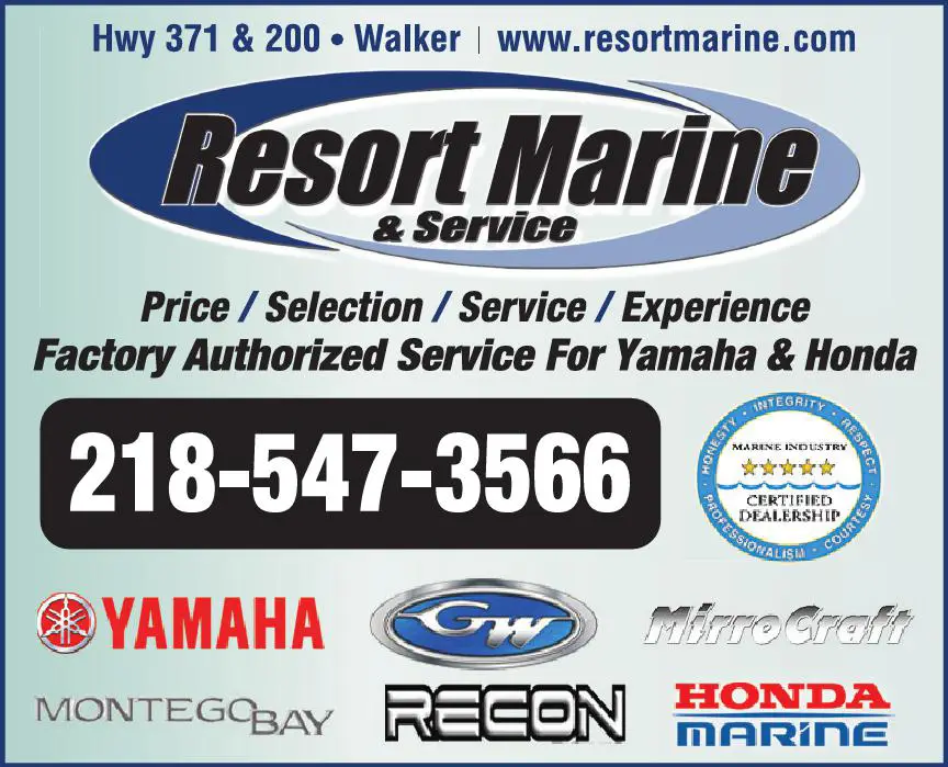 Outboard Motors print ad for Resort Marine & Service