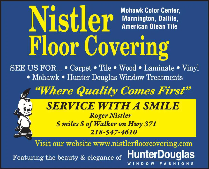 Hardwood Floors print ad for Nistler Floor Covering