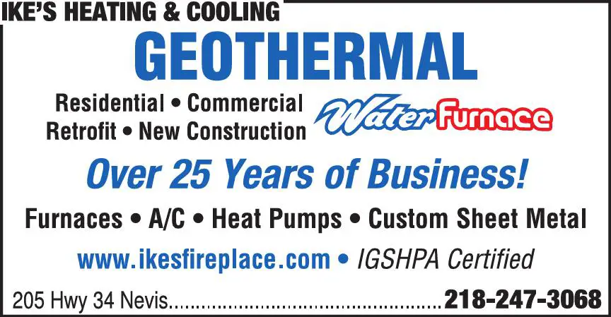 Heating Contractors print ad for Ike's Heating & Cooling
