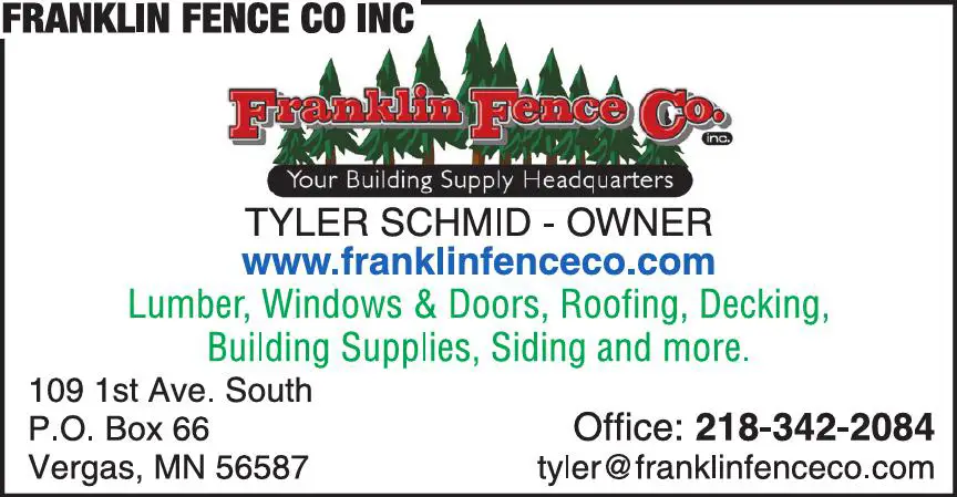 Lumber - Retail print ad for Franklin Fence Co Inc