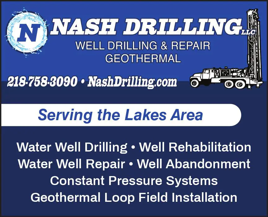 Well Drilling & Service print ad for Nash Drilling