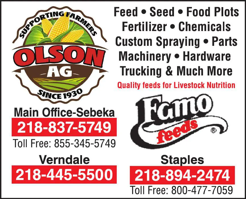 Fertilizers - Dealers print ad for Olson Ag