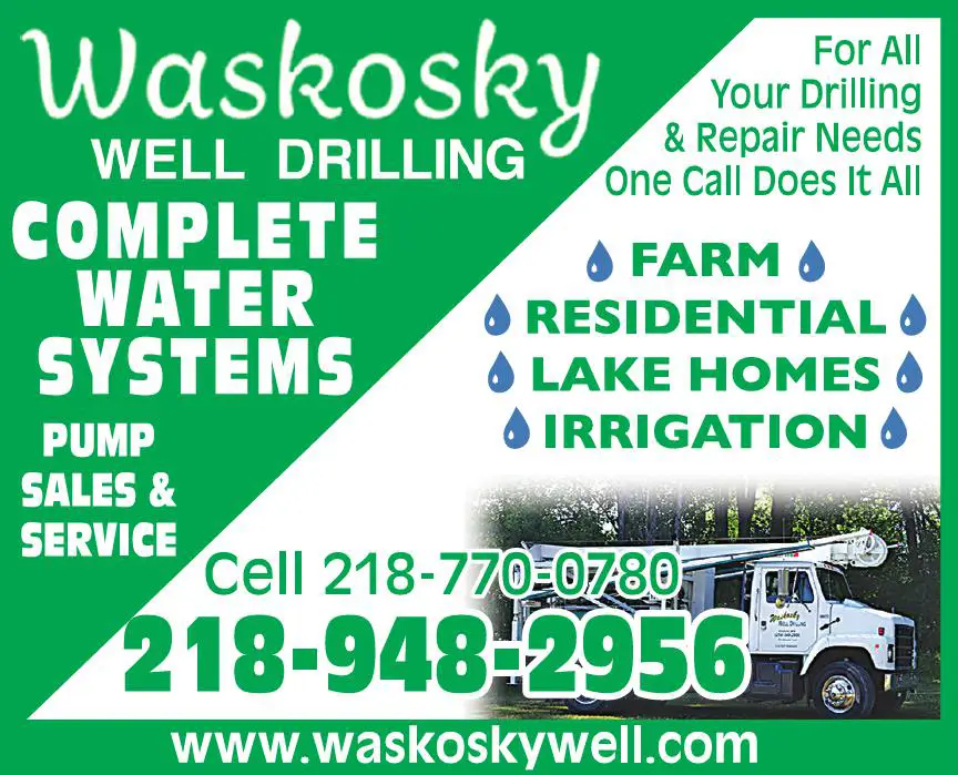 Well Drilling & Service print ad for Waskosky Well Drilling Contractors Inc