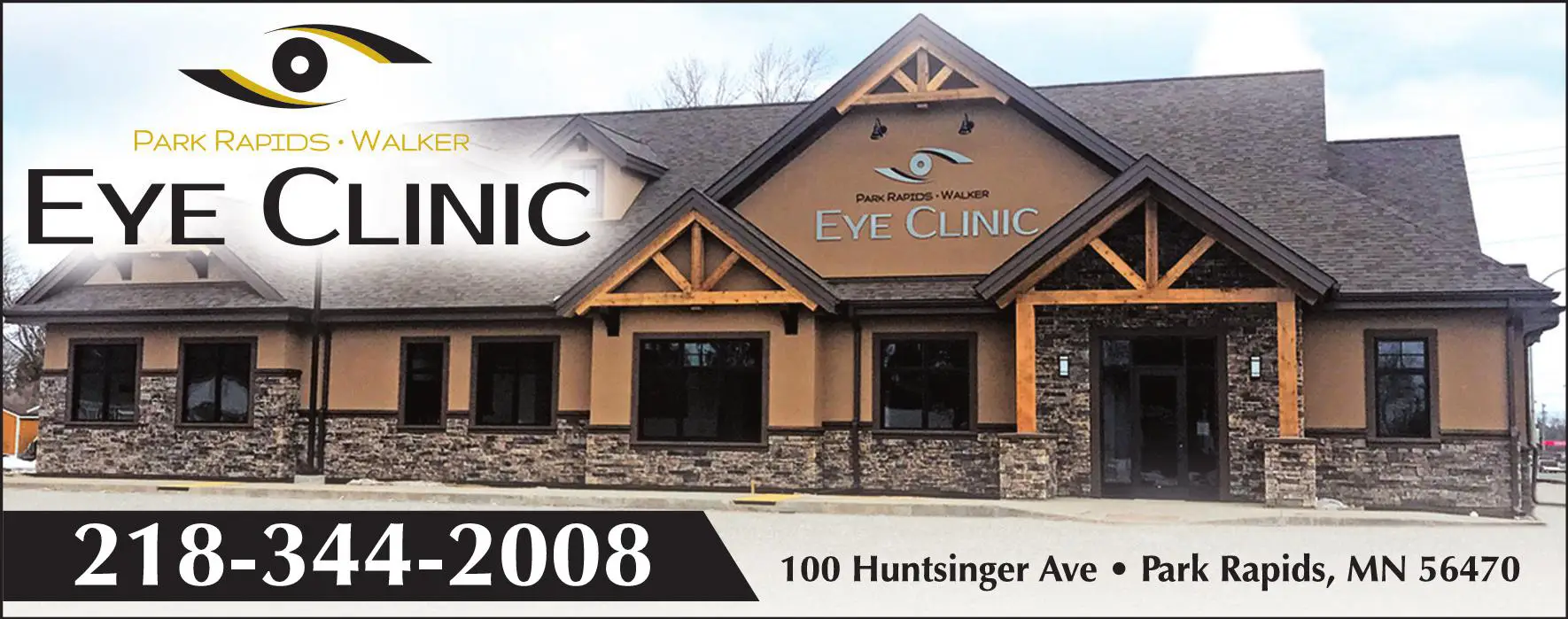 Optometrists, O.D. print ad for Park Rapids-Walker Eye Clinic OD PA