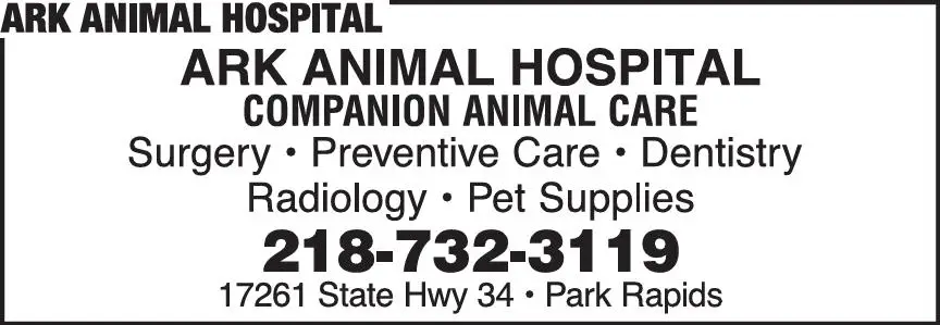 Veterinarians & Hospitals print ad for Ark Animal Hospital