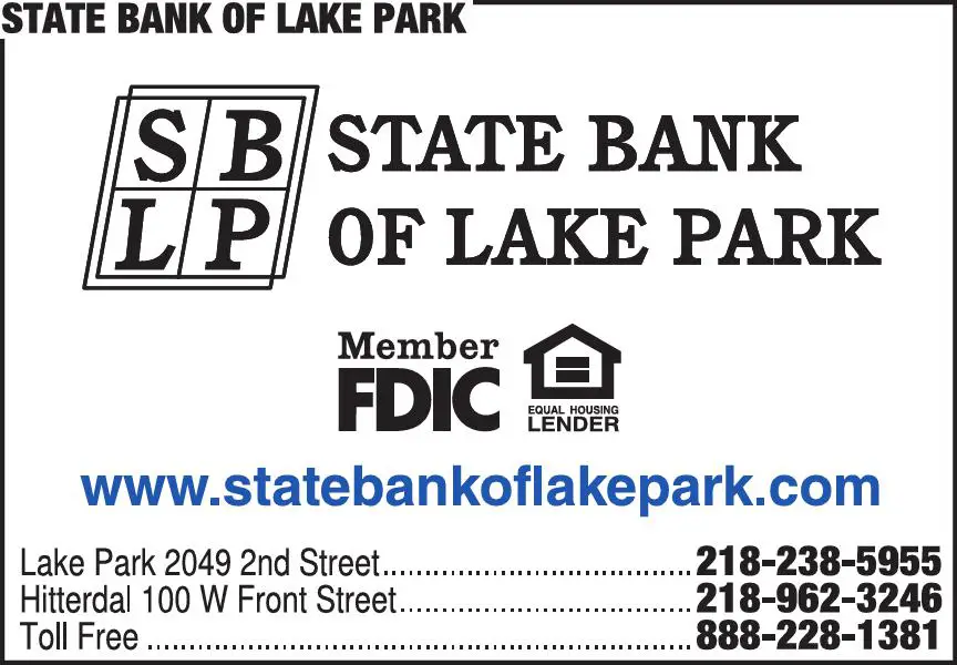 Loans print ad for State Bank Of Lake Park