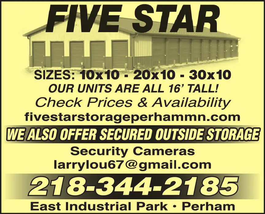 Storage - Household & Commercial print ad for Five Star