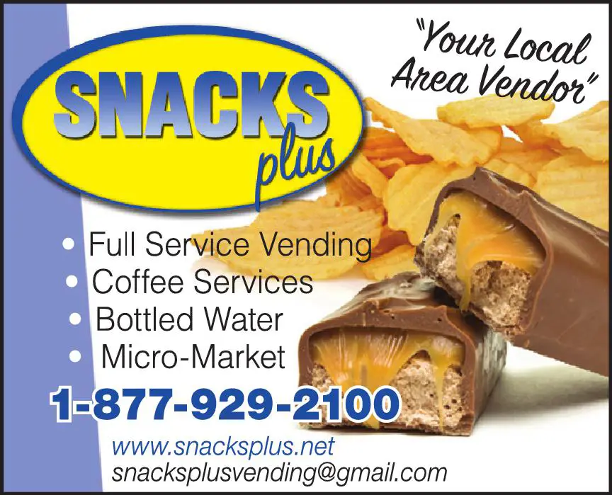 Vending Machines print ad for Snacks Plus