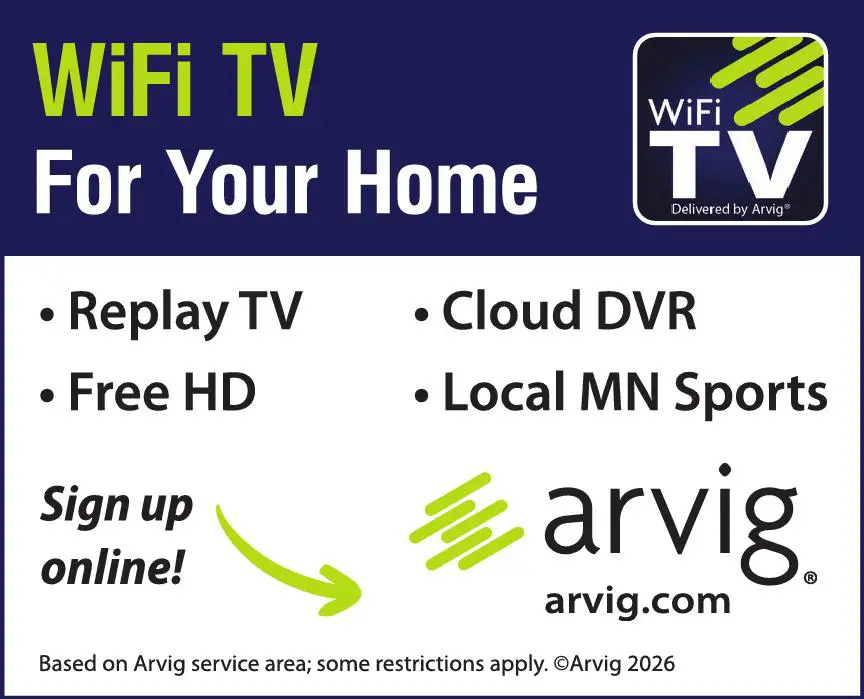 Television - Cable, CATV & Satellite print ad for Arvig