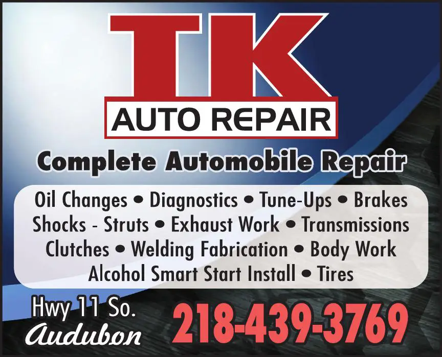 Auto Repair & Service print ad for TK Auto Repair