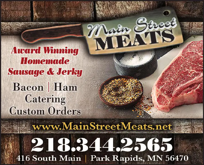 Meat - Retail print ad for Main Street Meats