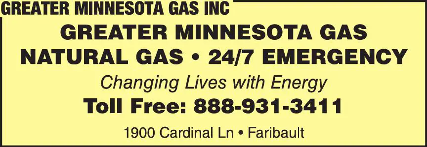 Natural Gas print ad for Greater Minnesota Gas Inc