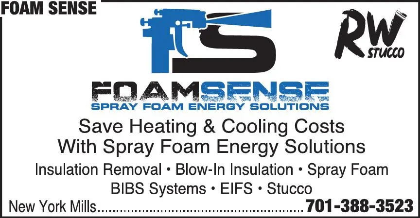 Insulation Contractors print ad for Foam Sense