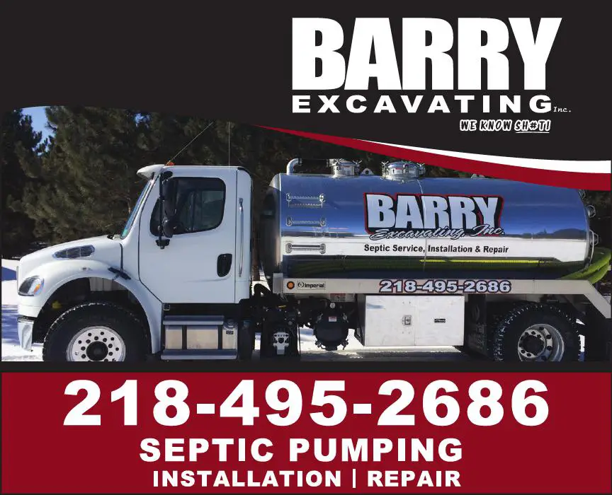 Septic Tanks & Systems - Cleaning print ad for Barry Pumping & Excavating
