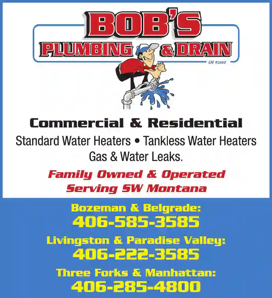 Water Heaters - Repair print ad for Bob's Plumbing & Drain