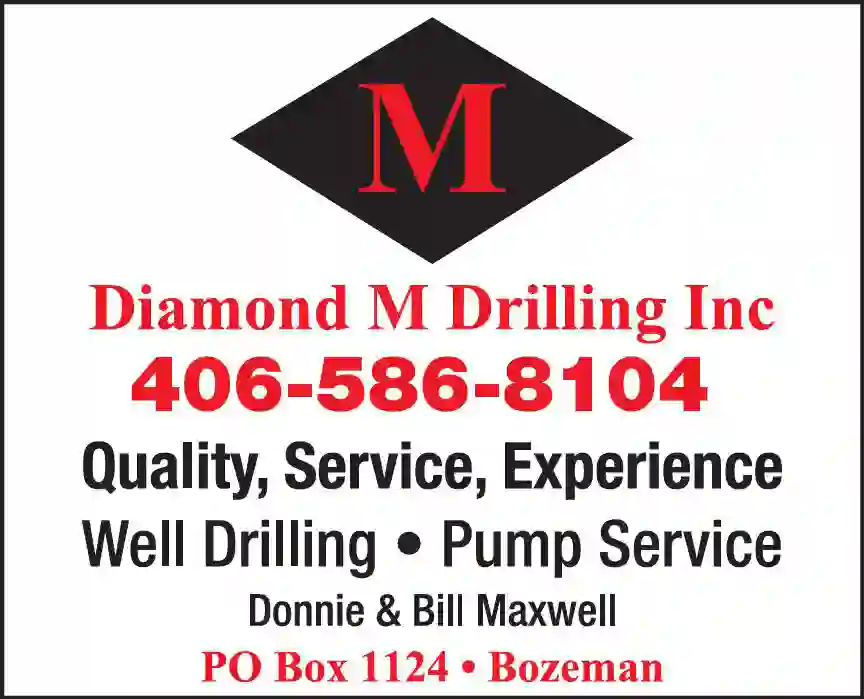 Well Drilling & Service print ad for Diamond M Drilling Inc