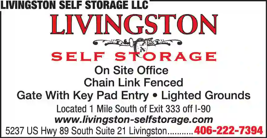 Storage - Household & Commercial print ad for Livingston Self-Storage LLC