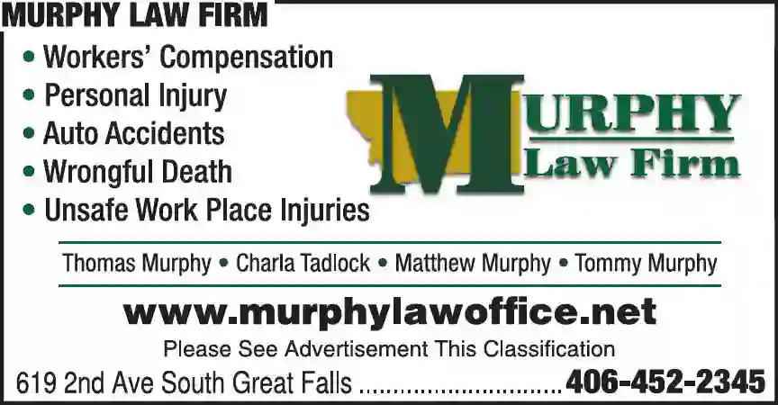 Attorneys print ad for Murphy Law Firm